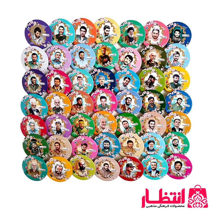 پیکسل طرح شهدا بسته 100 عددی