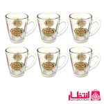 استکان بلند دسته دار یا اباعبدالله الحسین (س)