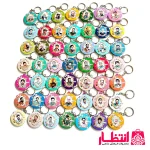 جاکلیدی پیکسلی طرح شهدا بسته 100 عددی