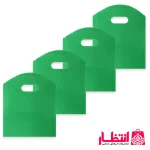 ساک دستی سبز سایز 13x16 بسته 50 عددی