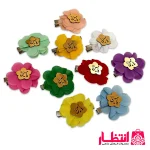 گیره سر گلدار با پلاک یا حسین (ع)