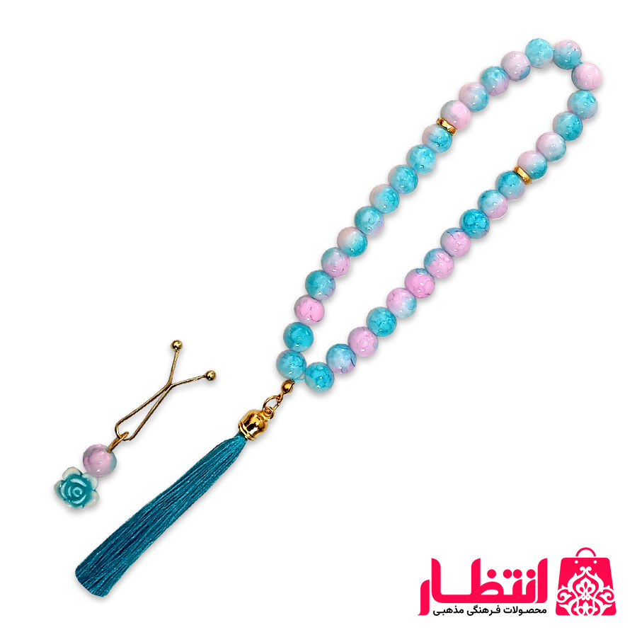 تسبیح دخترانه طرح فیروزه