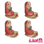 پیکسل چوبی جشن عبادت دخترانه