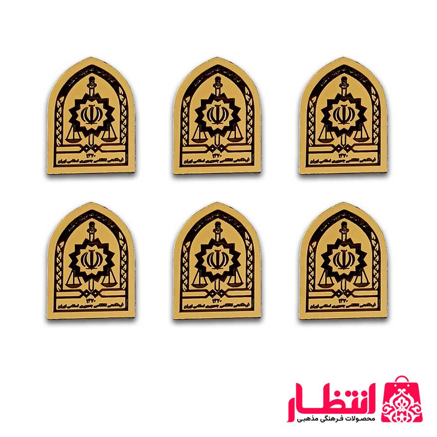 بج سینه طرح نیروی انتظامی بسته 50 عددی