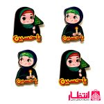پیکسل چوبی دخترانه محرمی - بسته 100 عددی