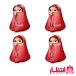 پیکسل چوبی دخترانه چادری - بسته 100 عددی